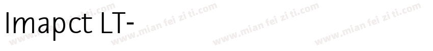 Imapct LT字体转换